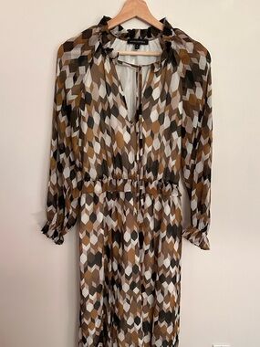 Banana Republic Maxi Print Dress
